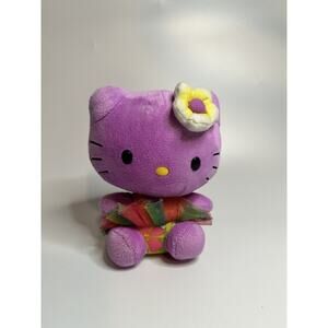 TY HELLO KITTY Hawaiian Kitty Tropical Dress Tutu SANRIO 6” Stuffed Plush Toy